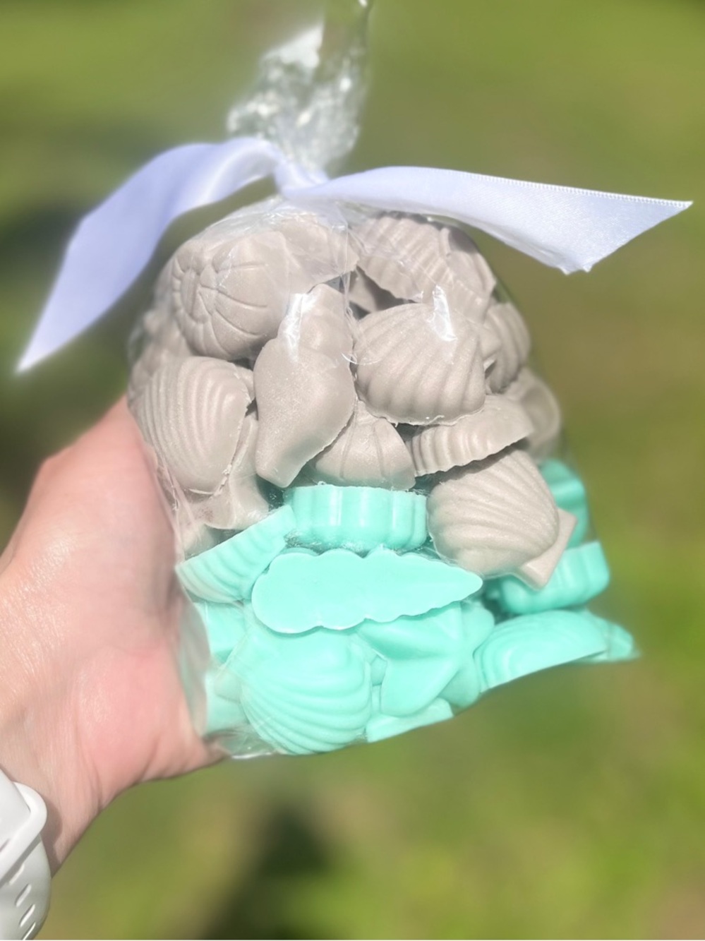 Handmade - Decorative Soaps - Custom
orders Beach Vibe - Seashells